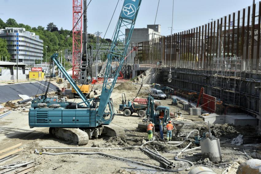 Liaison ferroviaire Cornavin – Eaux-Vives - Annemasse (France), Lot 2 – Secteur St.-Jean – La Praille.